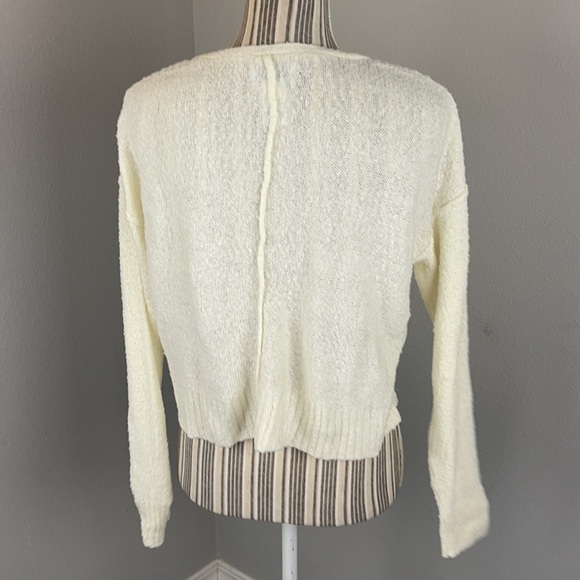 Arizona Soft Cream Knit Half Sweater - Picture 3 of 4